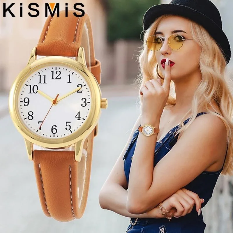 Women Quartz Watch Fashion Simple Dial Thin Bracelet Easy to Read Numerals Ladies Wristwatch Casual Stylish Watch for Women thumbnail 3