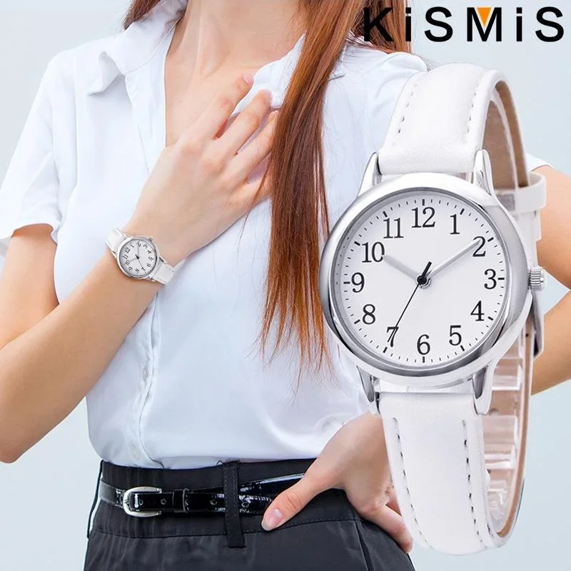 Women Quartz Watch Fashion Simple Dial Thin Bracelet Easy to Read Numerals Ladies Wristwatch Casual Stylish Watch for Women thumbnail 4