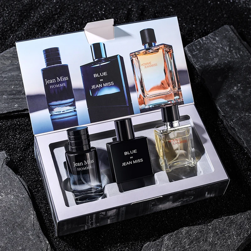 High Quality 90ml Men Perfume Hombre Gift Box 3pcs Set Colognes Scent Fascination Man Perfumes Masculinos Lasting Parfum New thumbnail 2