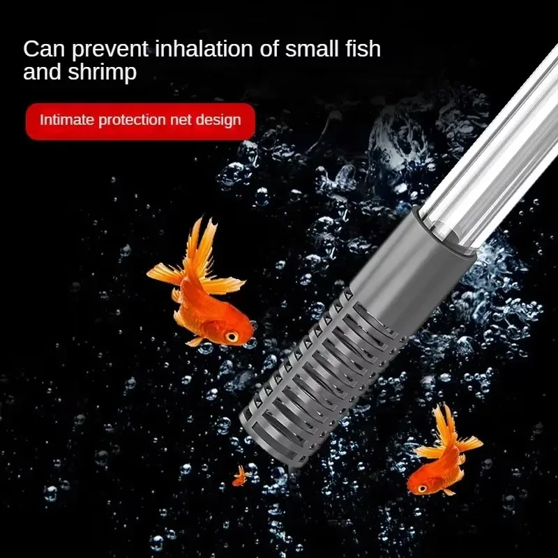 Fish Tank Siphon Vacuum Gravel Large Water exchanger Aquarium Sand Cleaning and Water Changing Cleaning Kit with Extension Tube thumbnail 3