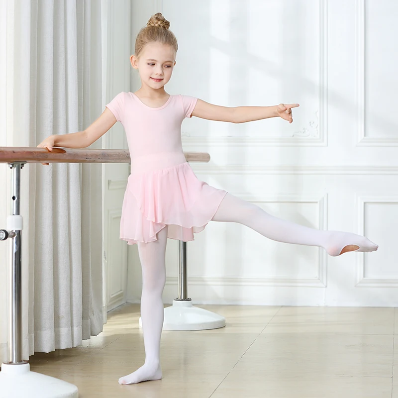 School Kids Girls Transition Ballet Tights Ultra-Soft Comfortable Opaque Convertible Baby Dance Pantyhose Stocking With The Hole thumbnail 6