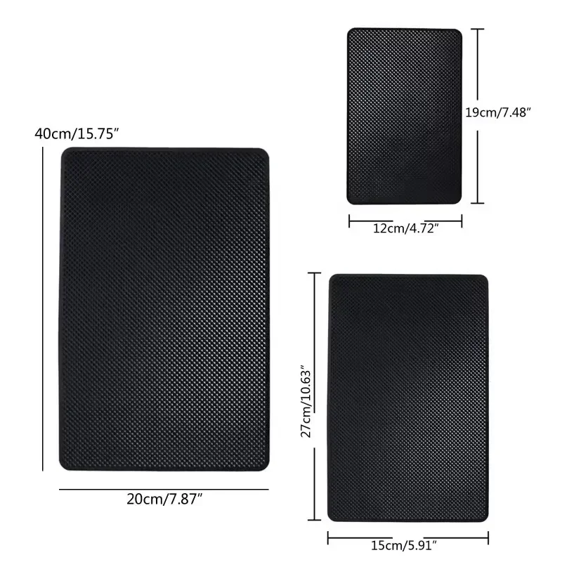 Car Dashboard Sticky Non-slip PVC Silicone Mat Multifunctional Universal Cell Phone Key Storage Mats Auto Interior Accessories thumbnail 6