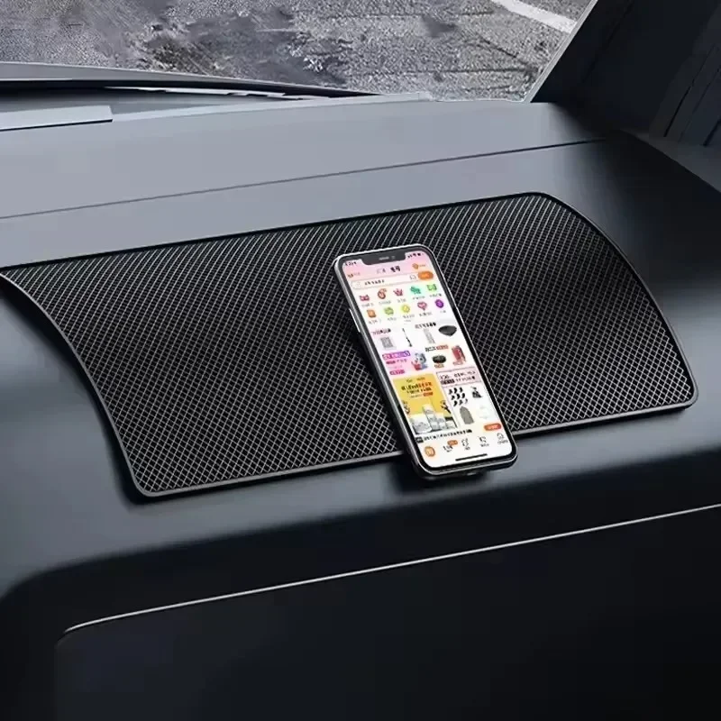 Multifunctional Car Dashboard Anti-Slip Mat Universal Car Dash Sticky Rubber Mat Phone Holder For Keys Coins Sunglass Grip Pad thumbnail 2
