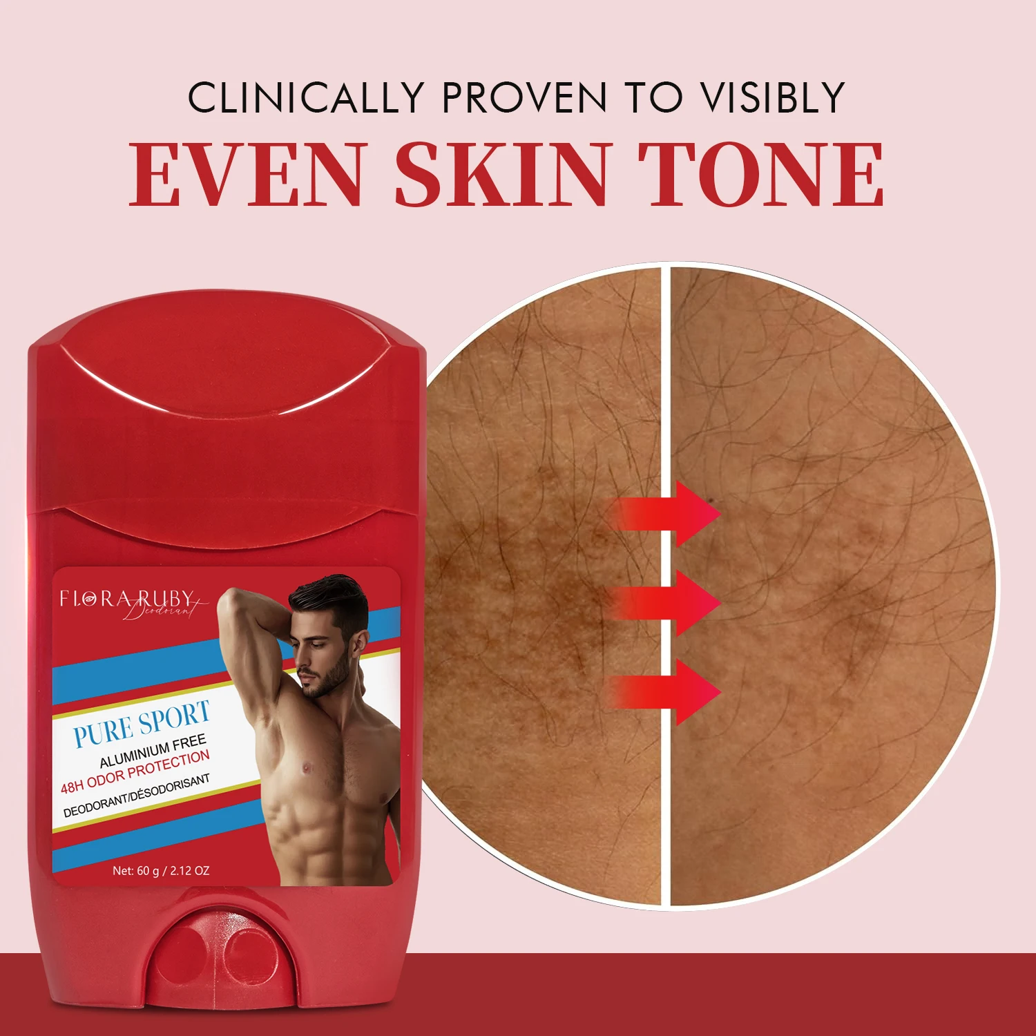 Men Sandalwood Deodorant Stick Sweating Keep Drying Lasting Fragrance Remove Armpit Odor Underarm Refresh Sticks Refresh 5Pcs thumbnail 5