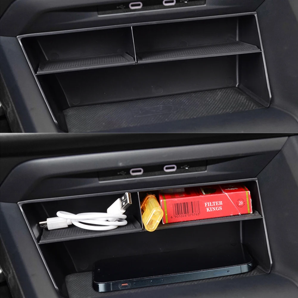 Car Center Console Organizer for VW Golf 8 MK8 2020-2023 LHD Storage Box Interior Accessories Custom Dashboard Decoration thumbnail 5