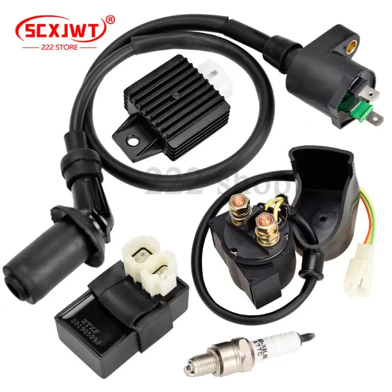 Ignition Coil CDI Solenoid Relay Voltage Regulator for GY6 4 Stroke 50cc 125cc 150cc 139QMA 139QMB ATV S thumbnail 5
