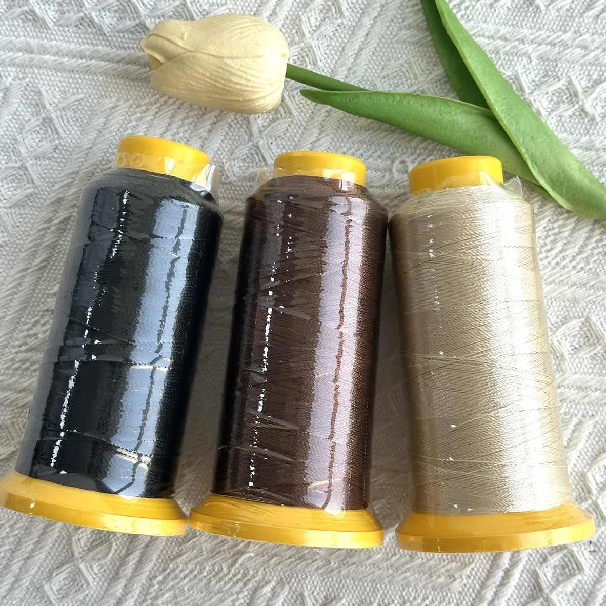 1PC Nylon Thread With Type C Crochet For Hairdressing Salon Supplies Making Wigs Polyester Thread Threads For Weaving thumbnail 3