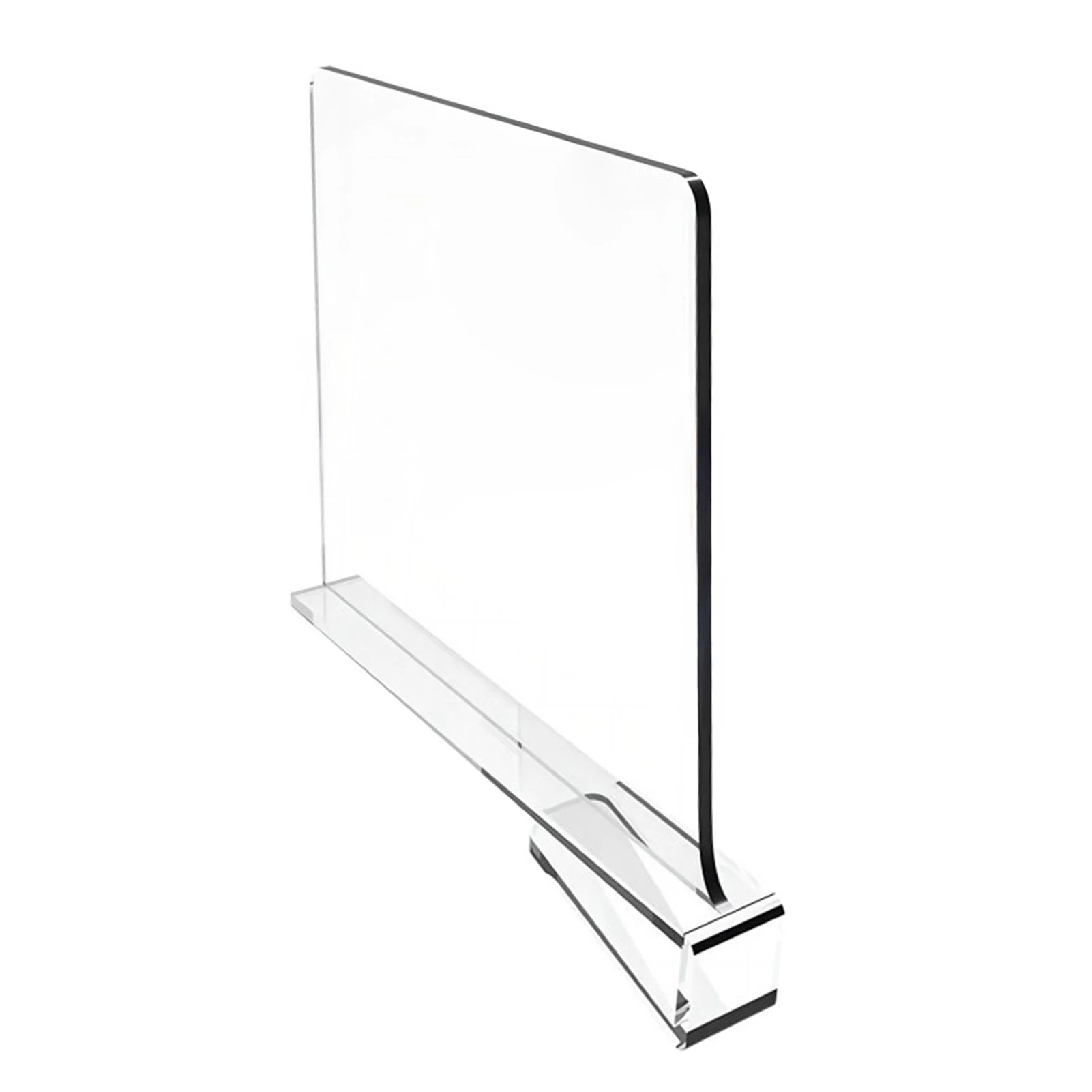 Transparent Acrylic Shelf Dividers Space-saving Shelf Divider Separator for Bedroom Bookcases Cabinets thumbnail 6