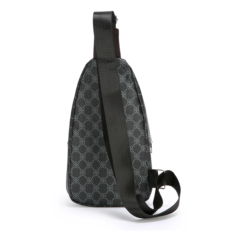 2025Men's Casual Messenger Bag Multi-Pocket Crossbody Shoulder Bag Lightweight Chest Bag with Port & Earphone Hole thumbnail 3