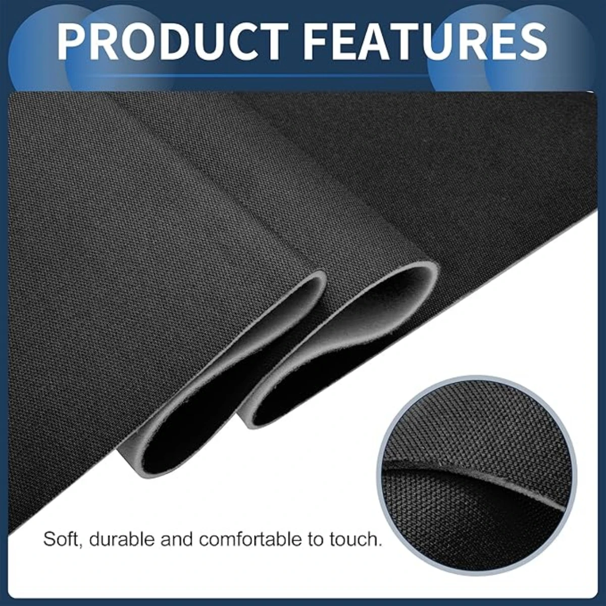 Headliner Roof Fabric Car Interior Wrap with Foam Backing for Automotive Upholstery Repair Sky Ceiling Auto Fabrics DIY Material thumbnail 2