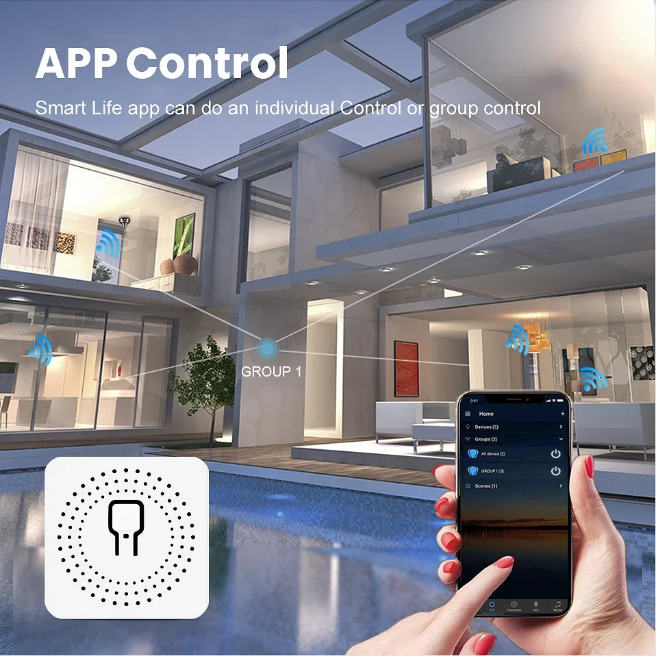 16A eWelink Zigbee 3.0 Mini Smart DIY Switch Control Smart Home Relay Automation Breaker Works With Alexa Google Home Yandex thumbnail 4