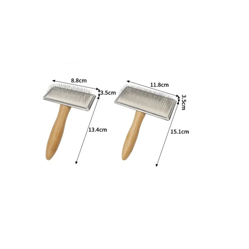 Dog Comb Brush for Dog Long Hair Cat Brush Car Animal Hair Solid Wood Pet Hair Remover Massage Cat Brush Pet Grooming GSZ05 thumbnail 2