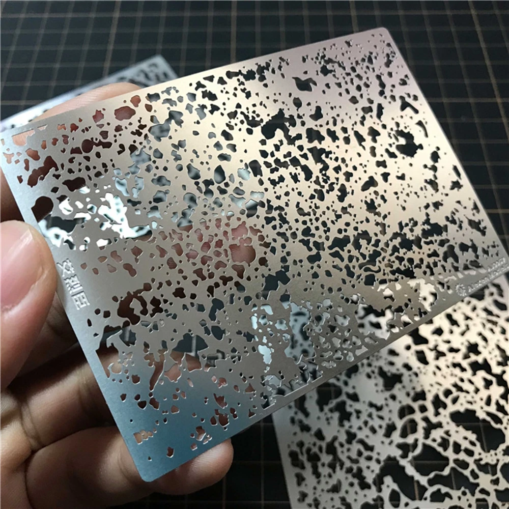 Weathering Airbrush Stencil Template Paper Model Spraying Pattern Plate for Military Model Color Spraying Board Tools Hobby DIY thumbnail 3