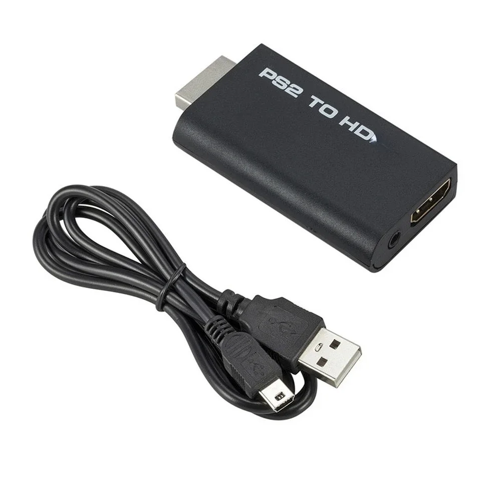For PS2 to HDMI-compatible Converter Adapter 480i/480p/576i Audio Video With 3.5mm Audio Cable Supports PC All PS2 Display Modes thumbnail 4