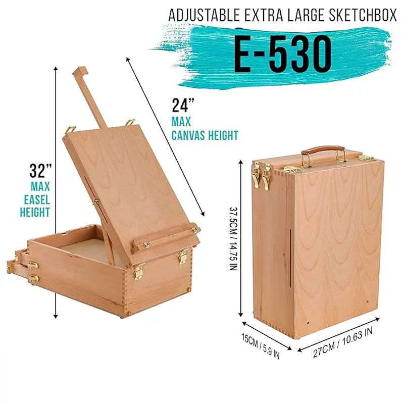 Retro Nostalgic Writers Wood Box Bags Women's Wood Messenger Bags Outdoor Sketch Bags Tool Storage with Lid Souvenir Box Bags thumbnail 6