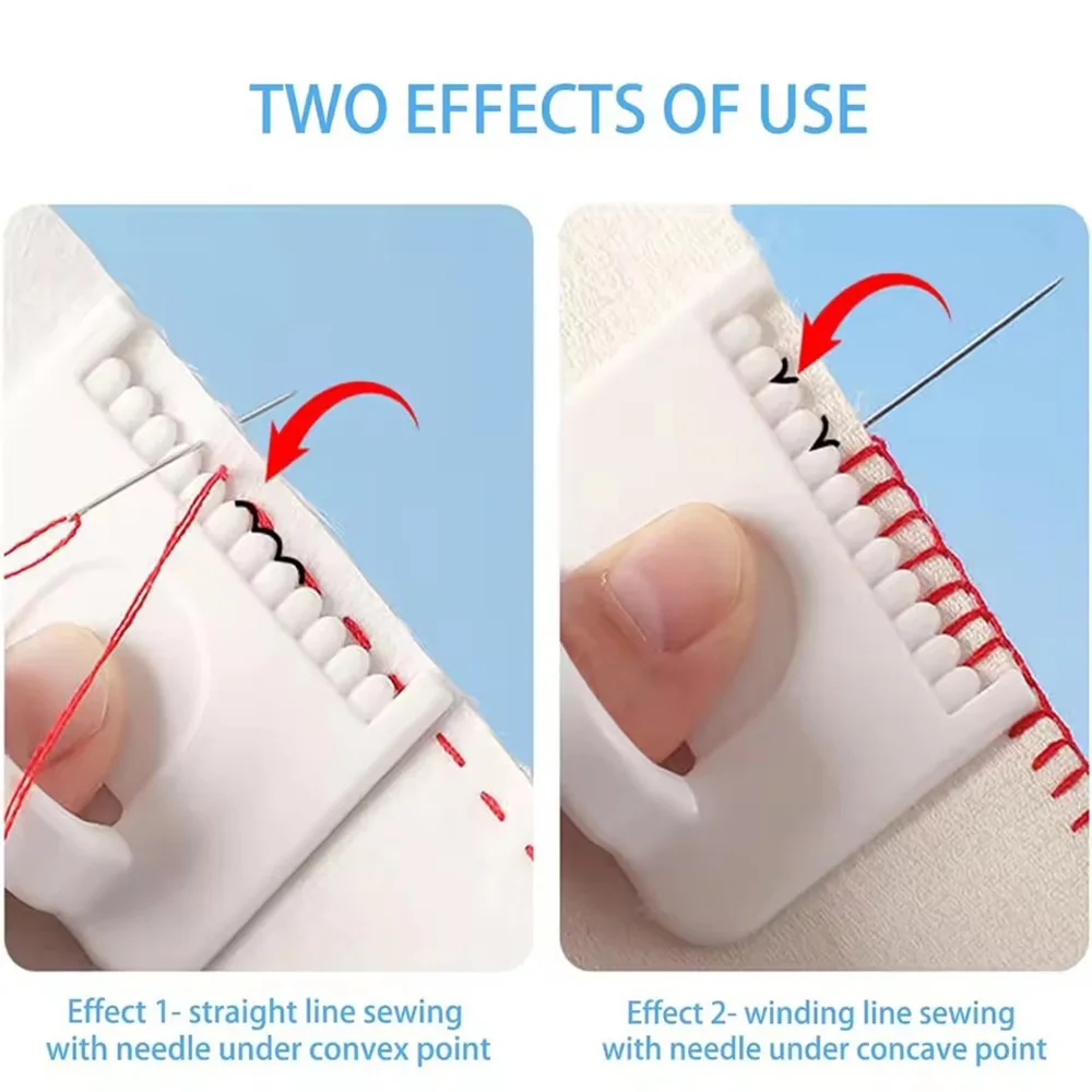 1-5PCS Sewing Guide Template Kit for Consistent Stitches 3mm Spacing Precision Sewing Tool for Fabric Embroidery & Leathercraft thumbnail 6