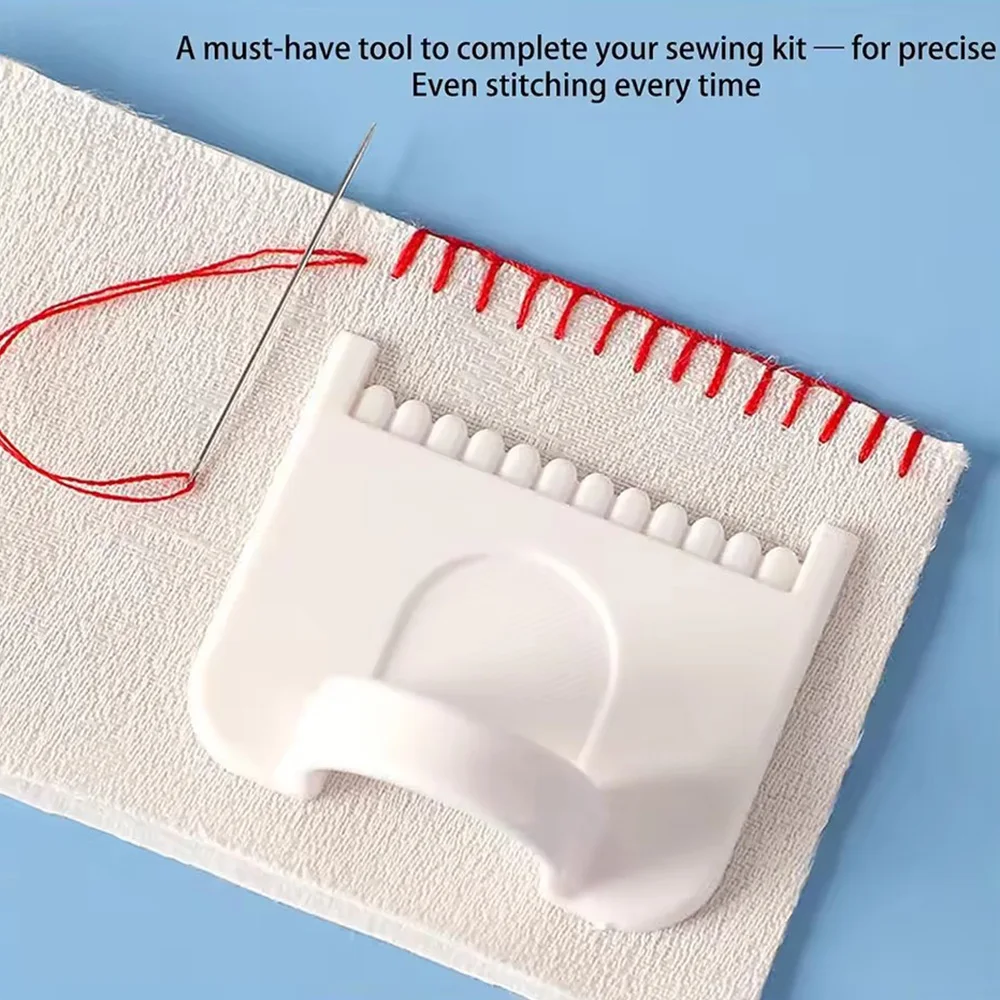 1-5PCS Sewing Guide Template Kit for Consistent Stitches 3mm Spacing Precision Sewing Tool for Fabric Embroidery & Leathercraft thumbnail 5