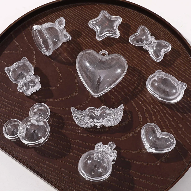 2pcs Pet Hair Keepsake Box Transparent Dog Cat Fur Storage Box For DIY Memorial Decoration Gift For Pet Lovers Display Souvenir thumbnail 4