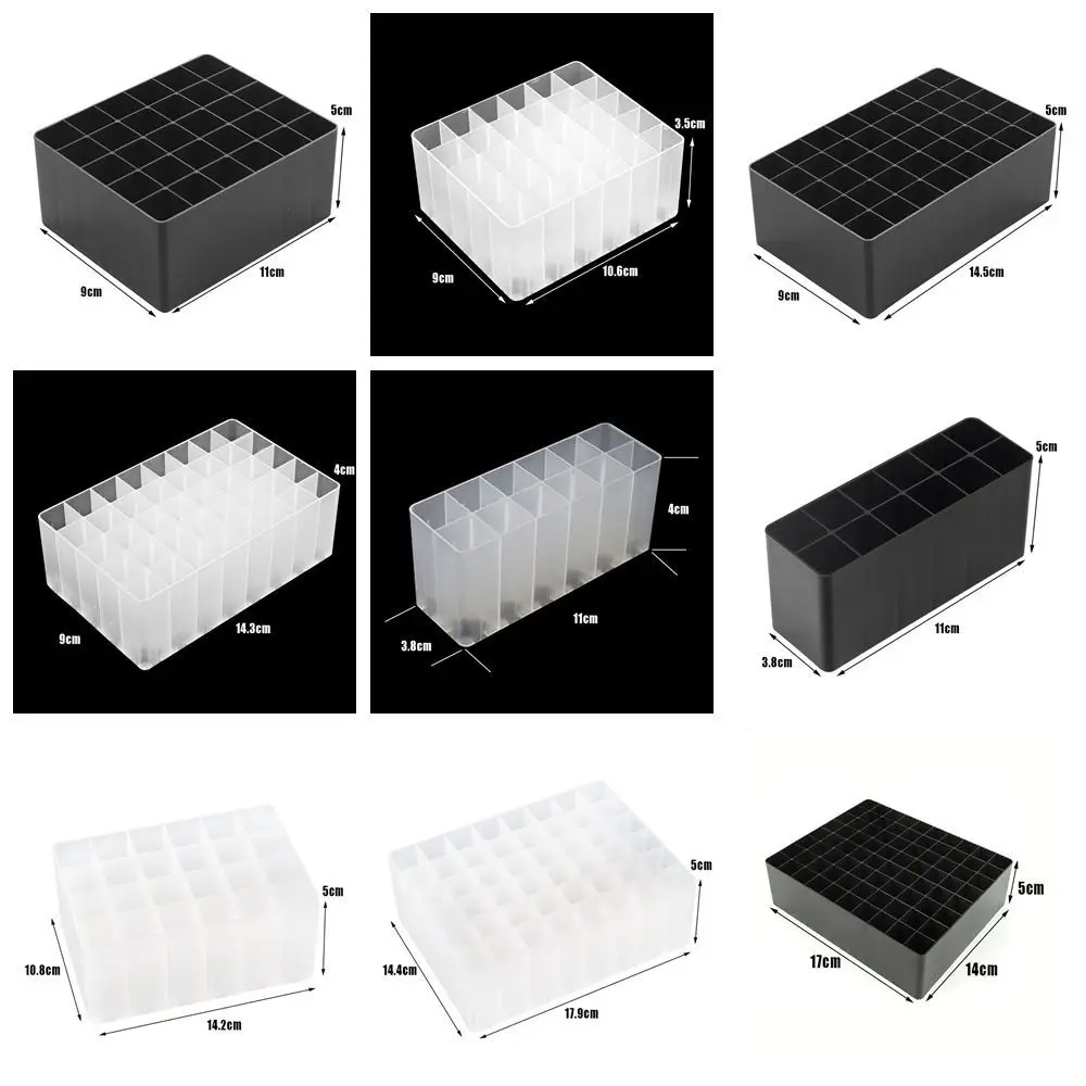 Simple 12/24/30/40/48/80/100 Slots Pen Holder Large-capacity Multifunctional Marker Pen Holder Make-up Brush Stand thumbnail 5
