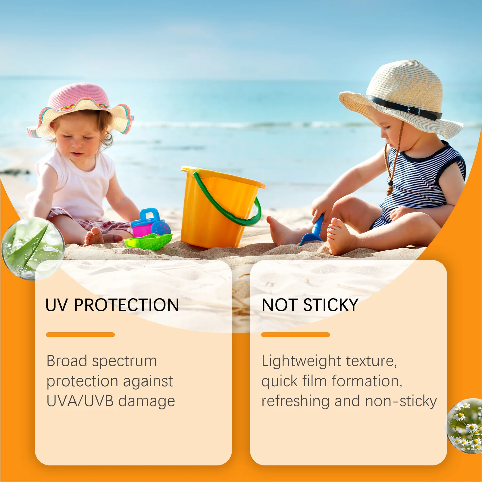 SPF 50+ Children Mild Sunscreen Cream Not Irritating Prevent UVA/UVB Sunburn Refresh Moisturize Nourish Children Sunscreen Cream thumbnail 4