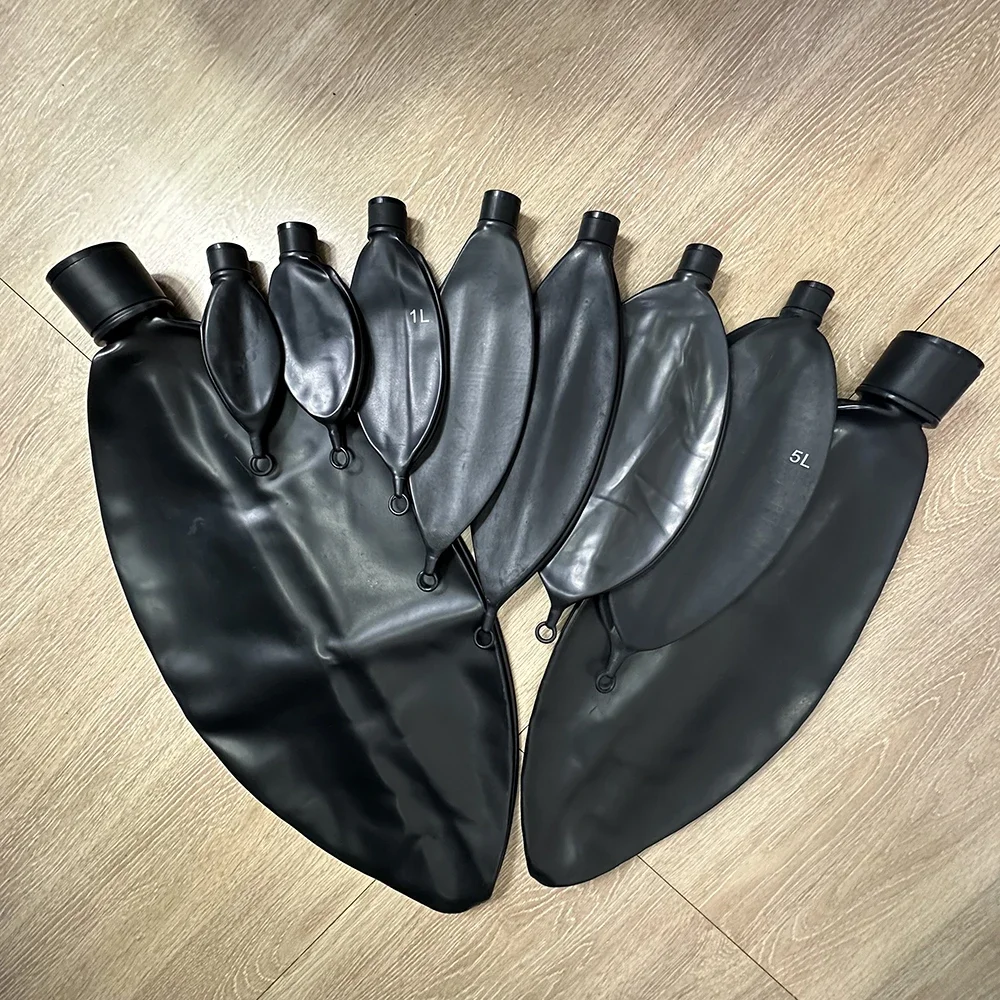 Pet Animal Non -latex Anesthetic Airbag Respiratory Bag Cyclic Circuit Accessories Storage 0.25L-5L Black 22mm Tools Supplies thumbnail 2