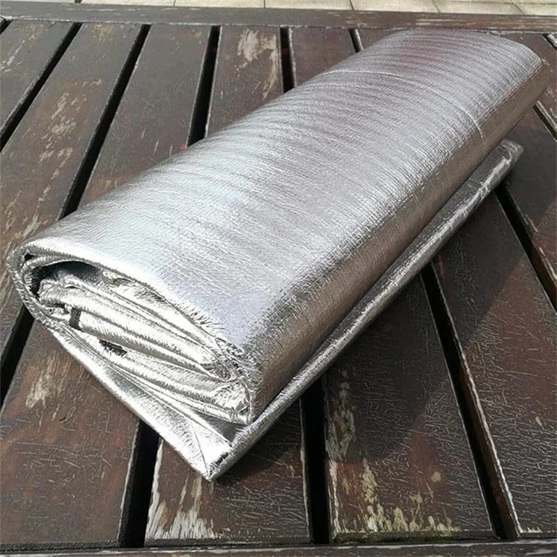 Camping Mat Foam Foil Blanket Aluminum Insulation Foam Foil Mat Sleeping Pad Thermal Outdoor Tent Footprint Reflecting Heat thumbnail 6