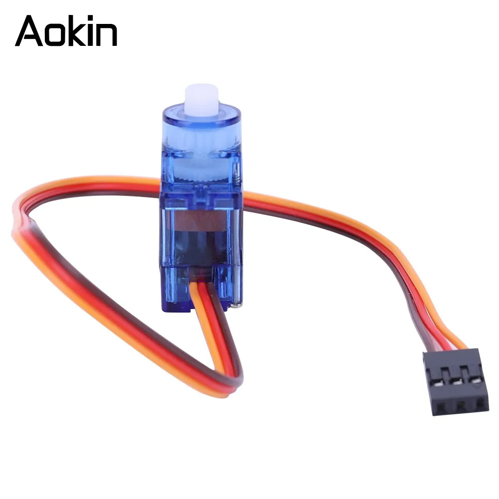 1/5/10 PCS SG90 9G Micro Servo Motor Control for RC Robot Arm Servomotor Toy Airplane Helicopter Aircraft Models 180° thumbnail 5