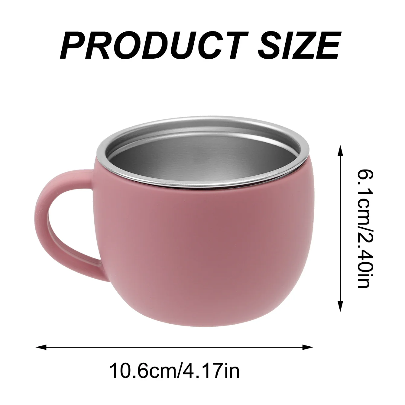 Color Kids 1PC Baby Stainless Steel Water Cup Detachable Silicone Mug Cup BPA Free Feeding Water Bottle For Children's Tableware thumbnail 4