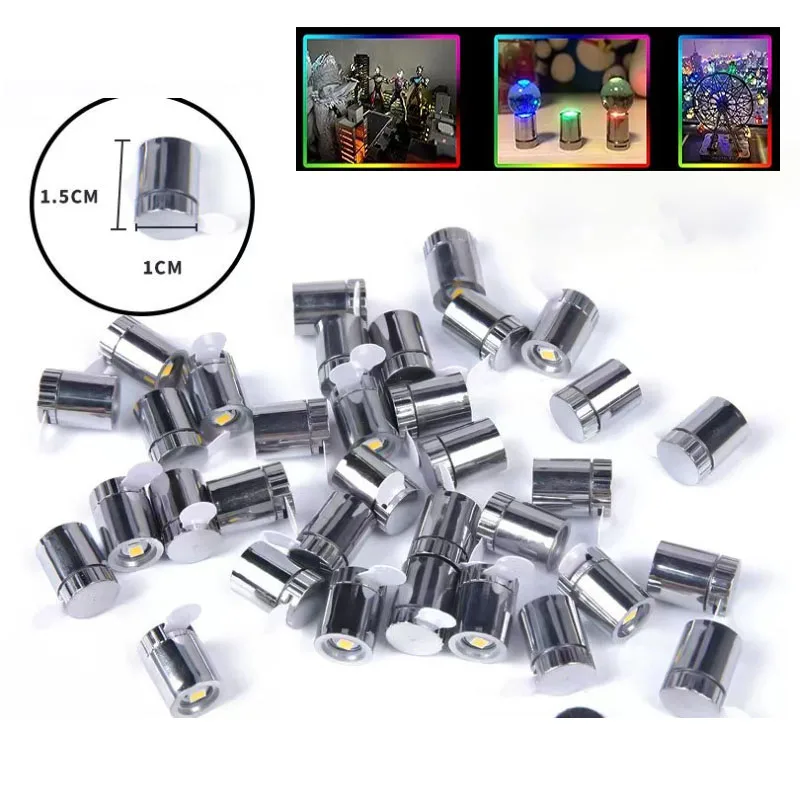 6pcs Mini Led Lamp Model Tiny Light Toys for DIY Model Making Dollhouse Balloons Party Decoration Hand Craft Sandtable Layout thumbnail 2