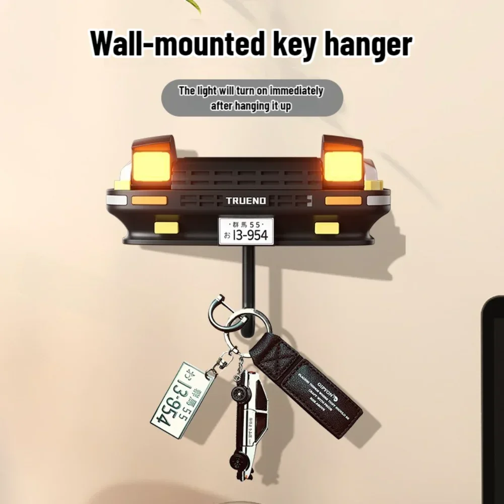 Car Headlight Key Holder Decor Creative Senior Key Hanger Wall-mounted Home Key Hooks Room Wall Decoration Enthusiasts Gift thumbnail 3