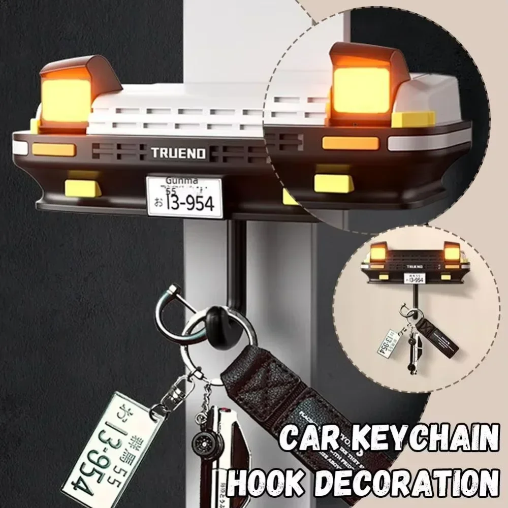 Car Headlight Key Holder Decor Creative Senior Key Hanger Wall-mounted Home Key Hooks Room Wall Decoration Enthusiasts Gift thumbnail 2