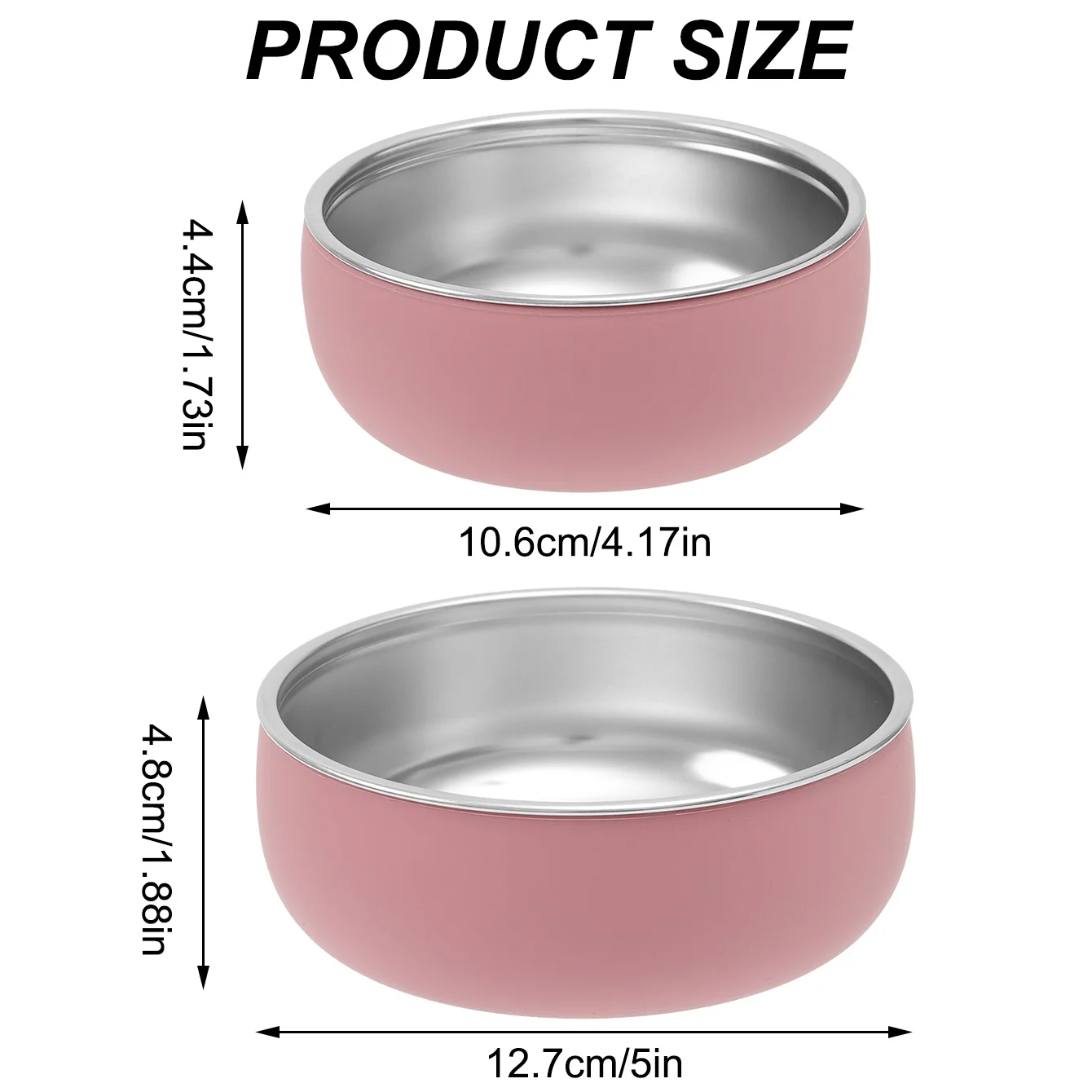 Color Kids 2PCS Stainless Steel Bowl Tableware Set For Baby Feeding Detachable Silicone Food Dish Plate BPA Free Kids Dinnerware thumbnail 4