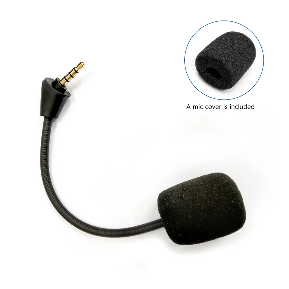 3.5MM jack Detachable Headset Microphone Noise-reducing Game Mic for HyperX Cloud II Wireless Headphone Replaceable Accessory thumbnail 3
