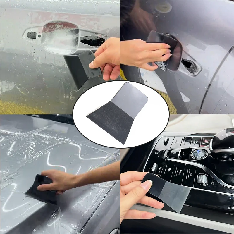 TOFAR Soft Rubber Squeegee For Car Clear PPF Film Installation Scraper Window Tint Tool Glass Cleaning Tool Vinyl Wrap Wiper thumbnail 2