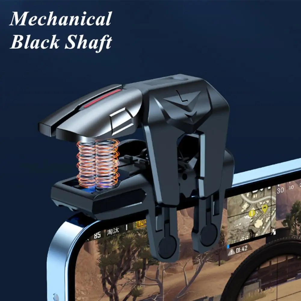 Convenient Mobile Game Triggers Six-finger Linkage Non-slip Game Joysticks Clip Design Mobile Gaming Controller Triggers thumbnail 6