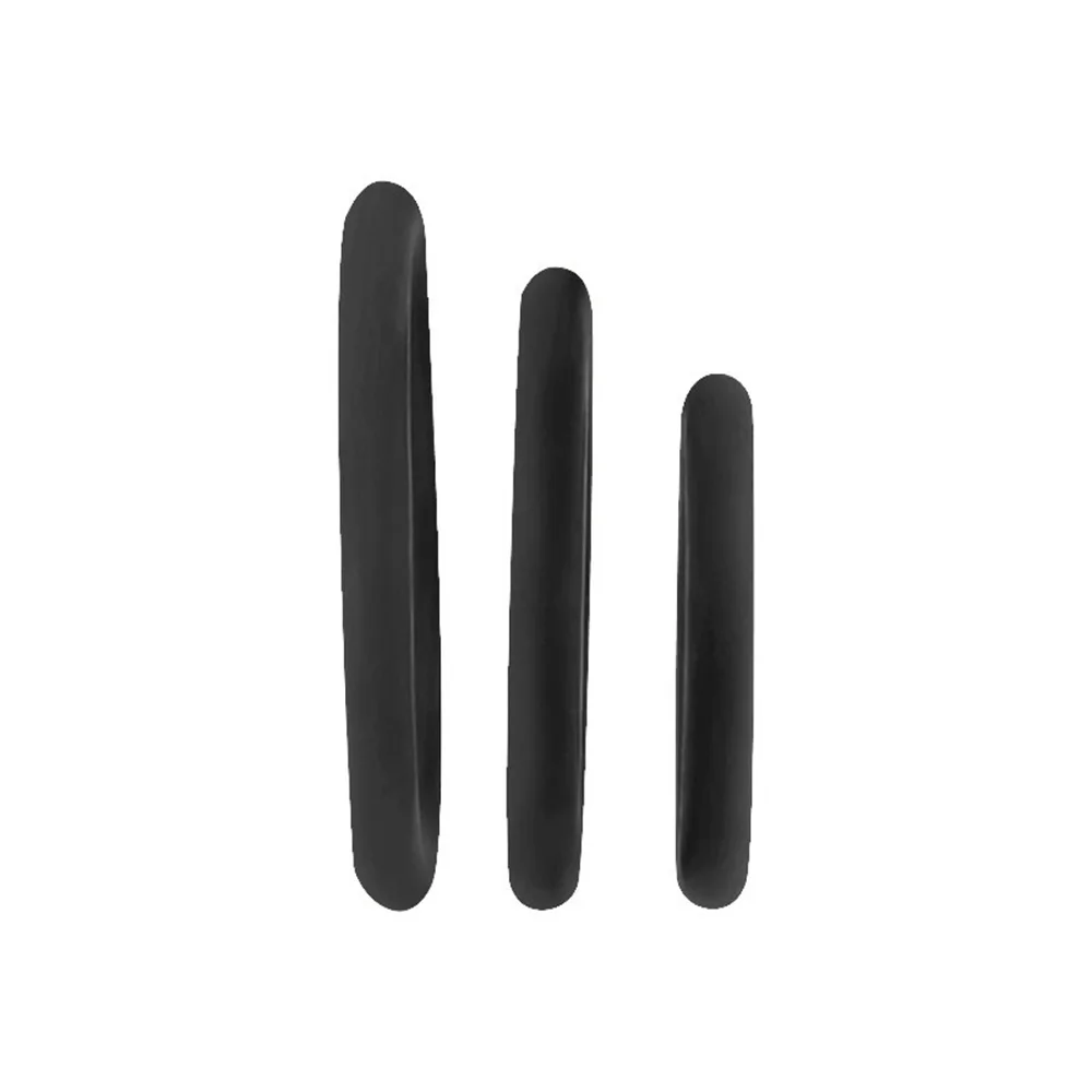 Penis Cock Ring Set Silicone Adult Sex Toy Black For Men 3pcs/set Durable thumbnail 5