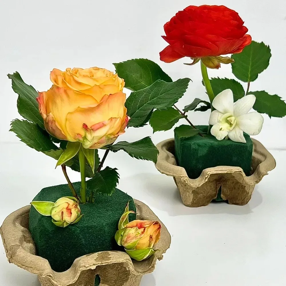 10/1PCS Flower Moisturizing Sponge Block Absorbent Floral Foam Bricks Cuttable Dry Wet Florist Sponge Bricks Wedding Party Decor thumbnail 4