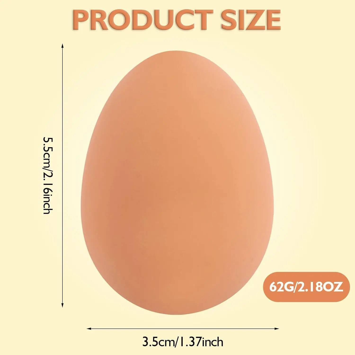 Bouncing Egg Rubber Bouncing Ball Egg-Shaped Prank Joke Toy Magic Show Prop Gift for Kids Adult Party Stage Bag Stocking Filler thumbnail 6