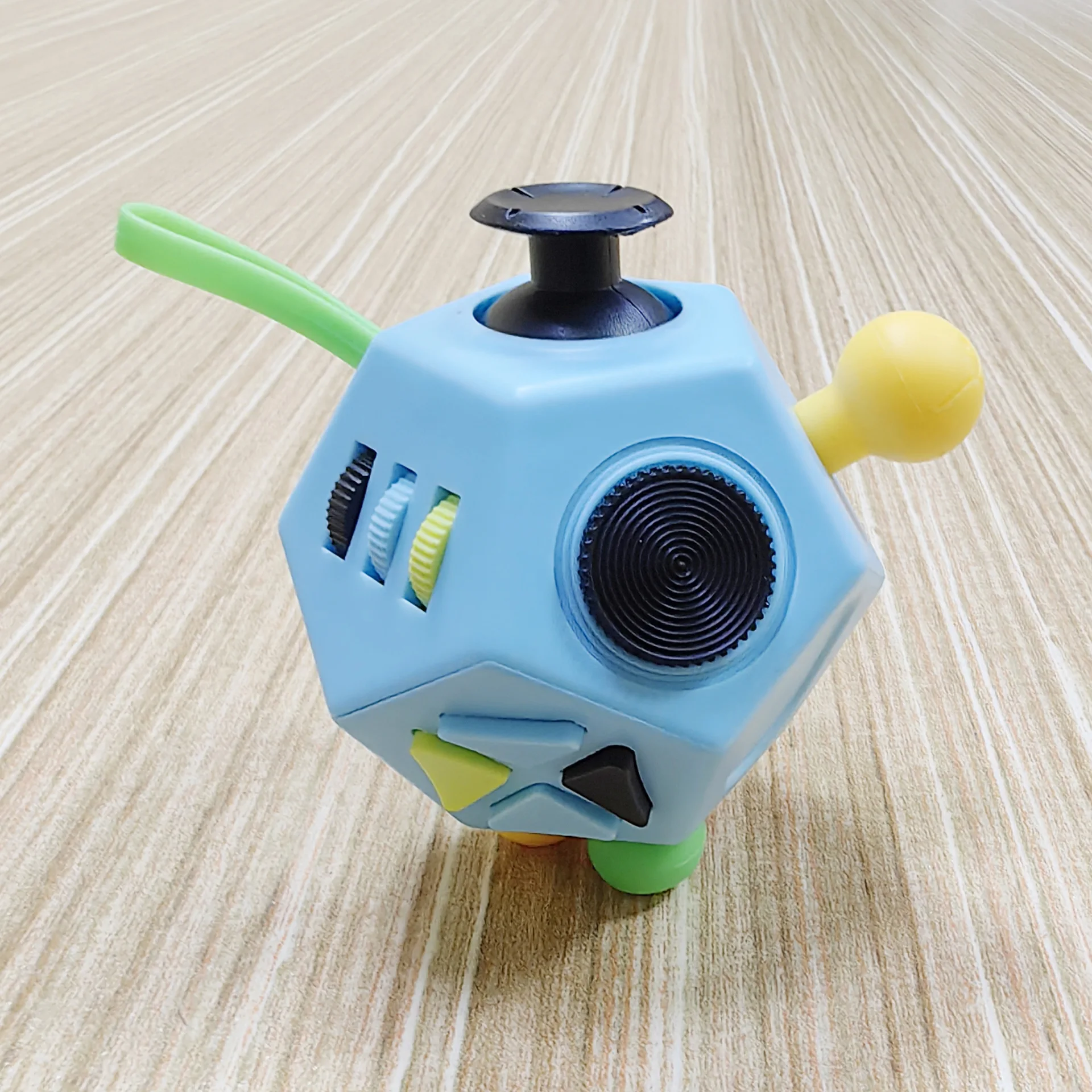 Fidget Cube EDC Anti Stress Relief Toys Anxiety Antistress Sensory Fidgeting Dice Toy For Kids Adults Autism ADHD Focus 12 Sides thumbnail 3