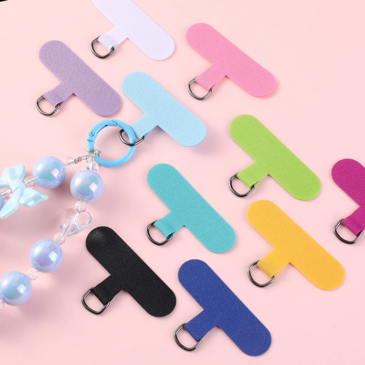 5Pcs Universal Mobile Phone Lanyard Strap Gasket Detachable Patch CellPhone Chain Clips Card for Handmade Phone Case Accessories thumbnail 6
