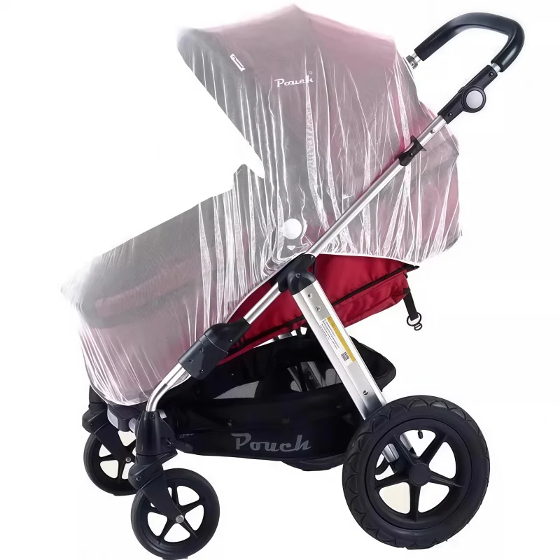 Universal Baby Stroller Mosquito Net Summer Pram Fly Insect Mesh Baby Net Infants Protection Mesh Cover Stroller Accessories thumbnail 2