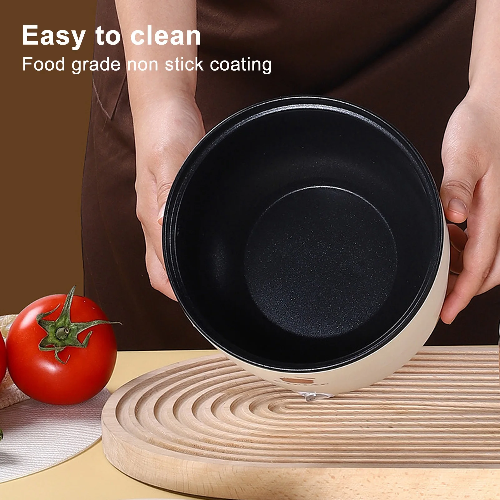 Electric Rice Cooker Multifunctional 1.8L Double Layers Anti Scald Anti Stick Electric Cooking Pot for Noodles Soup Stewing thumbnail 4
