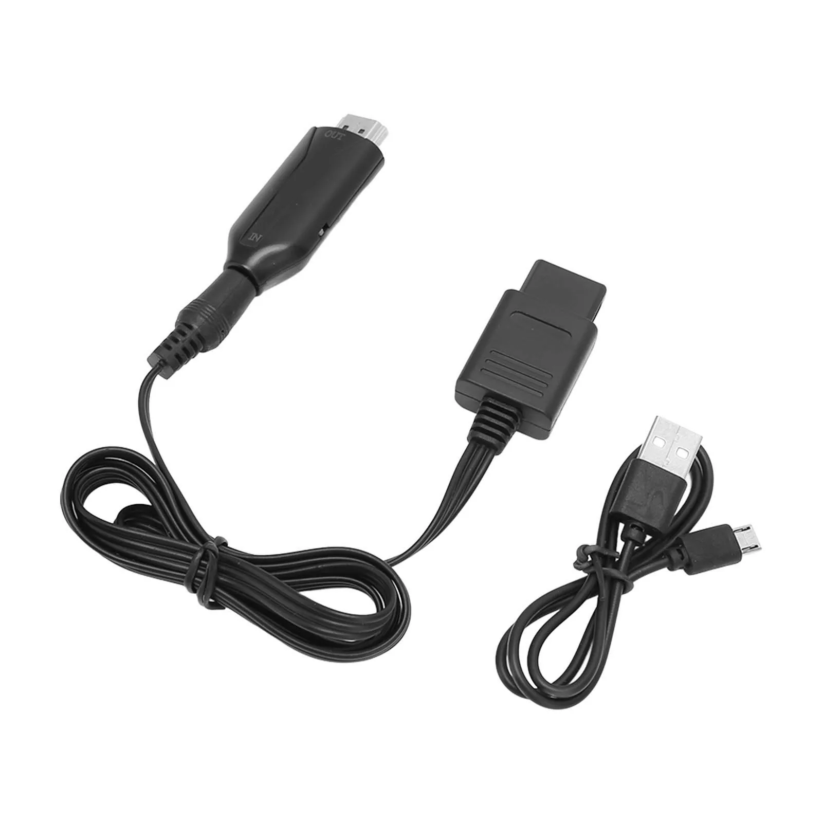 N64 SNES NGC to HDMI Converter 3 Display Modes 1080P Plug Play HD Video Adapter with Power Cord for Game Console TV thumbnail 6