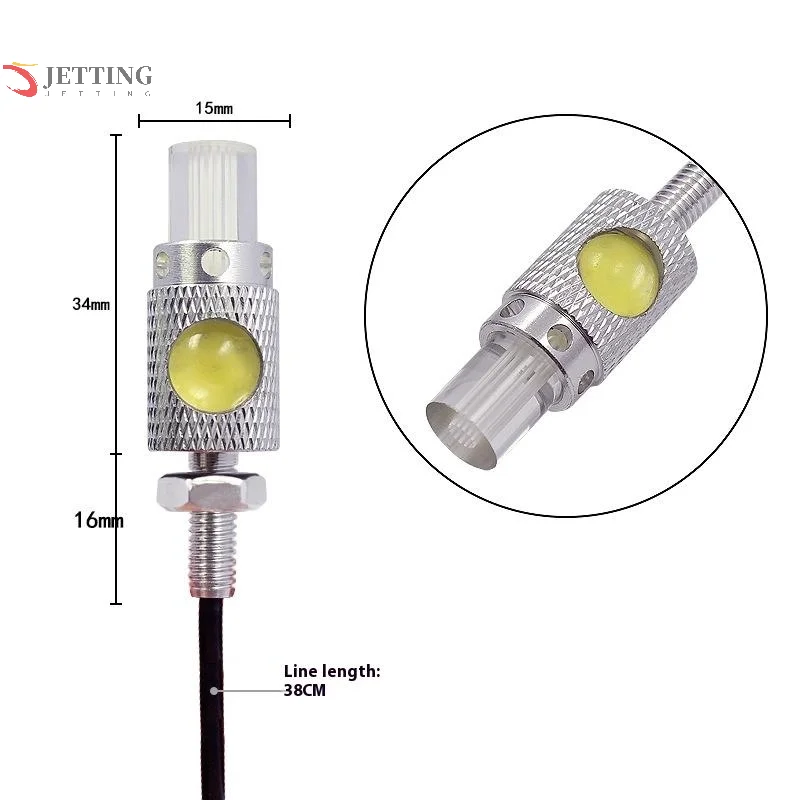 2PCS Motorcycle LED Eagle Eye Light Turn Signal Indicator Super Bright Led Motorbike Auto License Plate Light Driving Light thumbnail 6