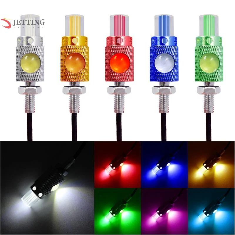 2PCS Motorcycle LED Eagle Eye Light Turn Signal Indicator Super Bright Led Motorbike Auto License Plate Light Driving Light thumbnail 2
