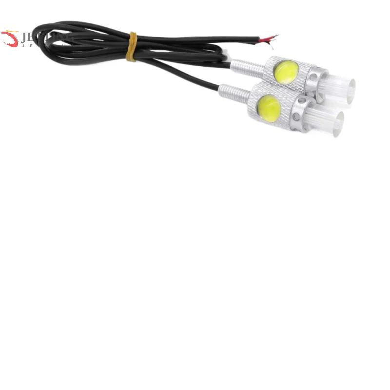 2PCS Motorcycle LED Eagle Eye Light Turn Signal Indicator Super Bright Led Motorbike Auto License Plate Light Driving Light thumbnail 4