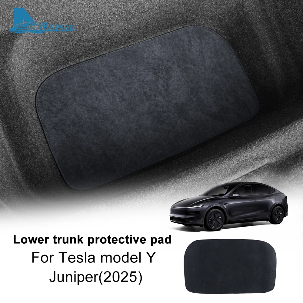 Flannel Front Rear Trunk Mats For Tesla Model Y Juniper Launch 2025 2026-UP Anti-slip Pads All Weather Car Interior Accessories thumbnail 2