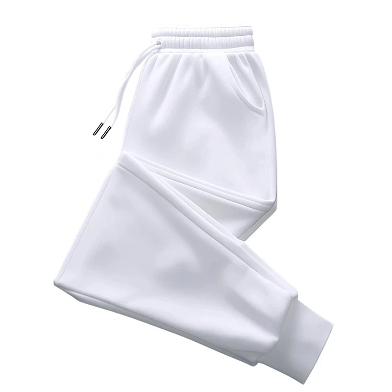 Women Men No Printed Long Pants Women Casual Loose Fashion Outdoor Fitness Jogging Drawstring Sweatpants Daily Sweatpants thumbnail 4