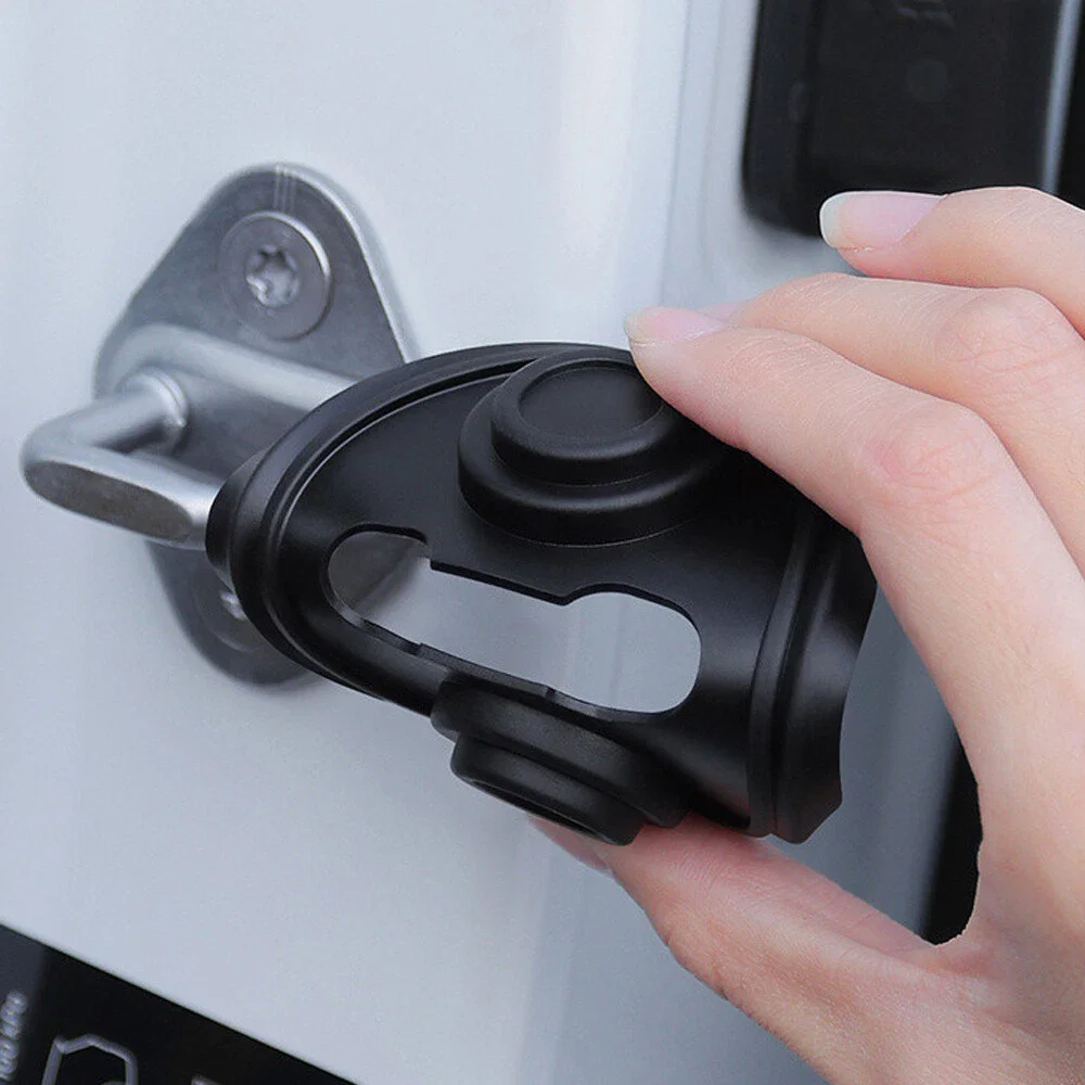 Upgrade Car Door Closing Shockproof Silicone Cushion Mute Shock Absorber Protective Covers Car Door Latch Accessories thumbnail 4