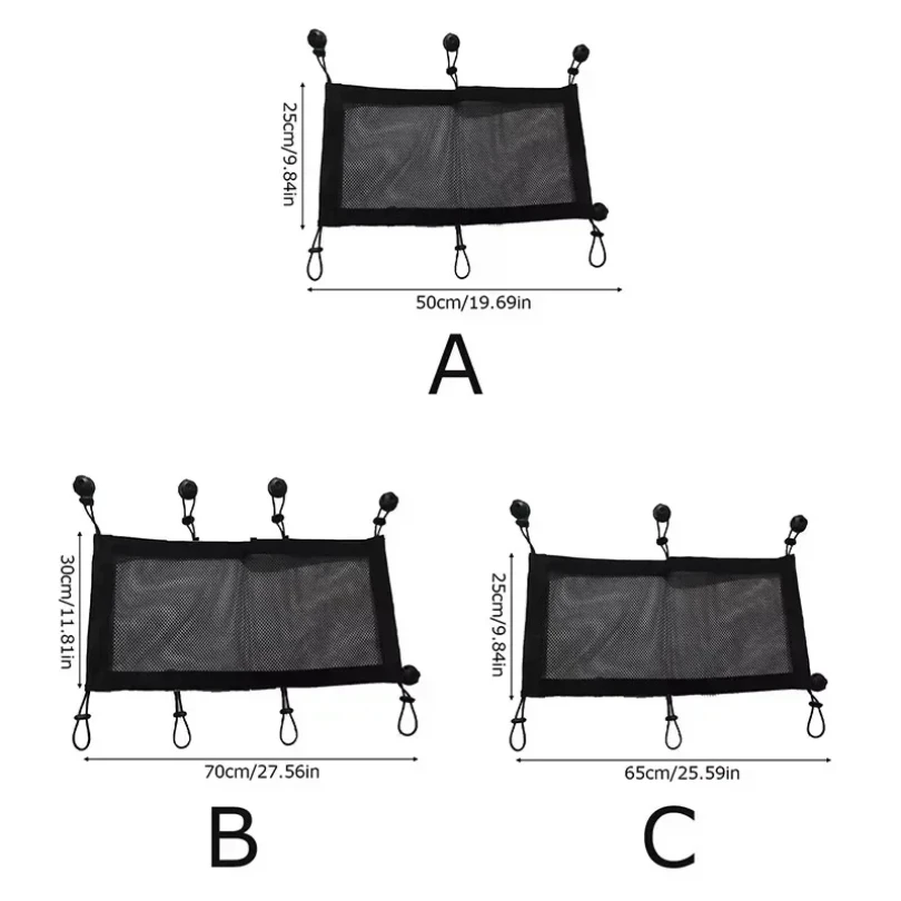 8 Hole Socket Network Pocket Under Desk Cable Management Net Under Table Cord Management Mesh Organizer Flexible Wire Hiders thumbnail 5